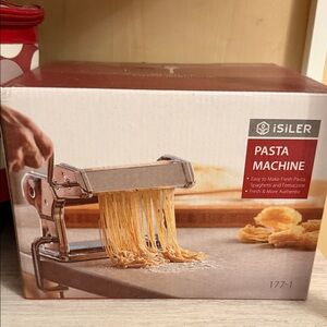 Stainless Steel Pasta Machine - Silver
